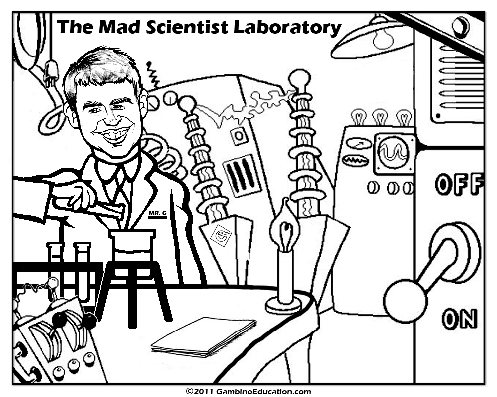 1000x800 Science Coloring Page