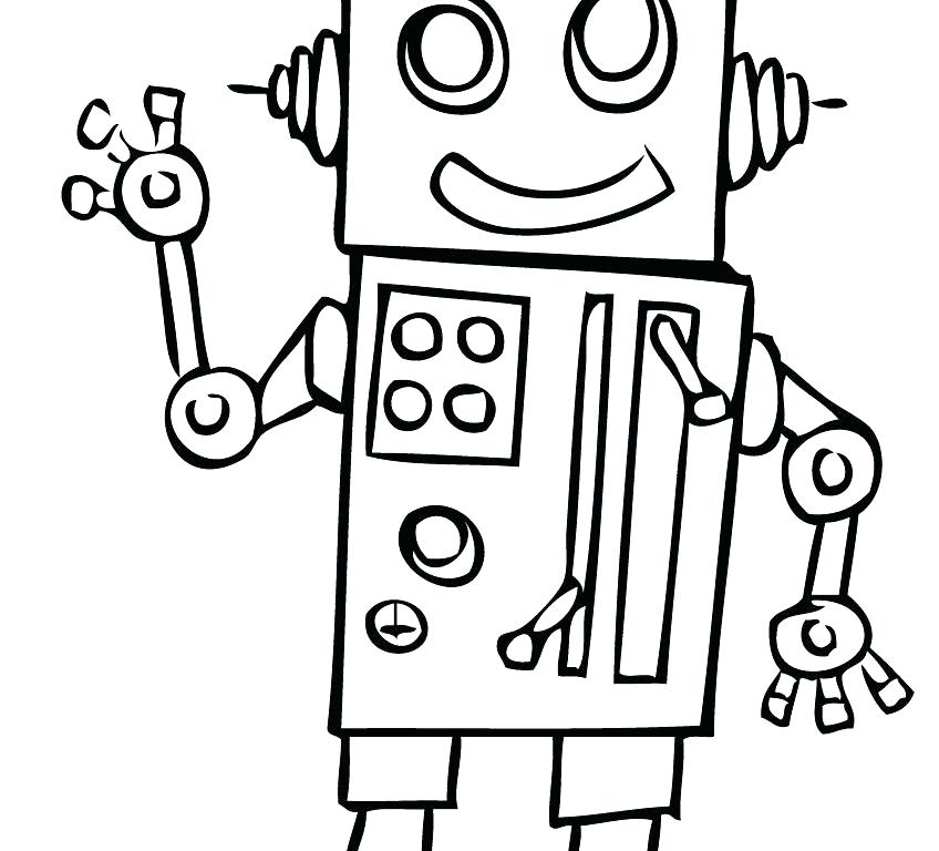 848x768 Scientist Coloring Pages Robot Coloring Pages Free Robot Coloring