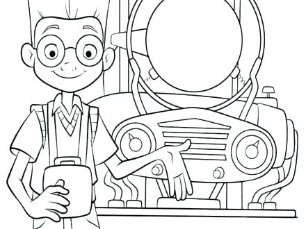 440x330 Scientist Coloring Pages
