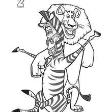 220x220 Madagascar 2 Coloring Pages