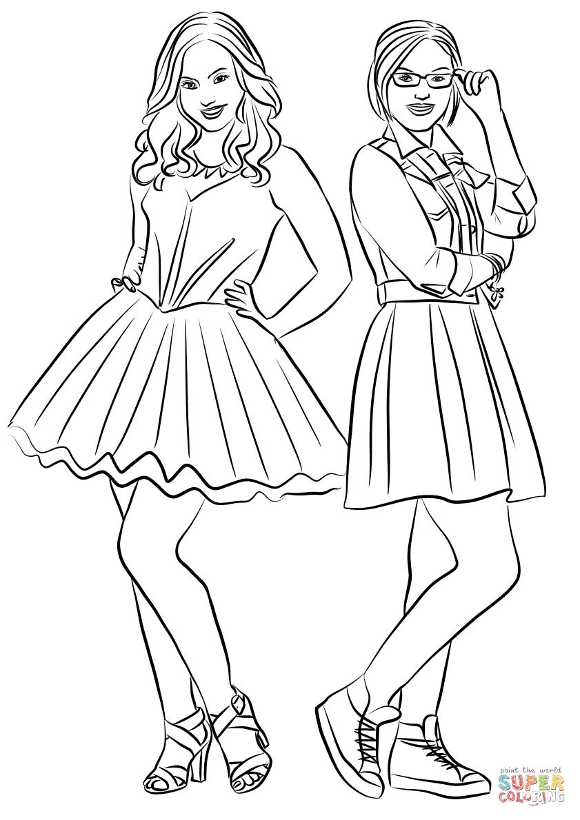 841x1190 Awesome Liv And Maddie Coloring Pages Gallery Printable Coloring