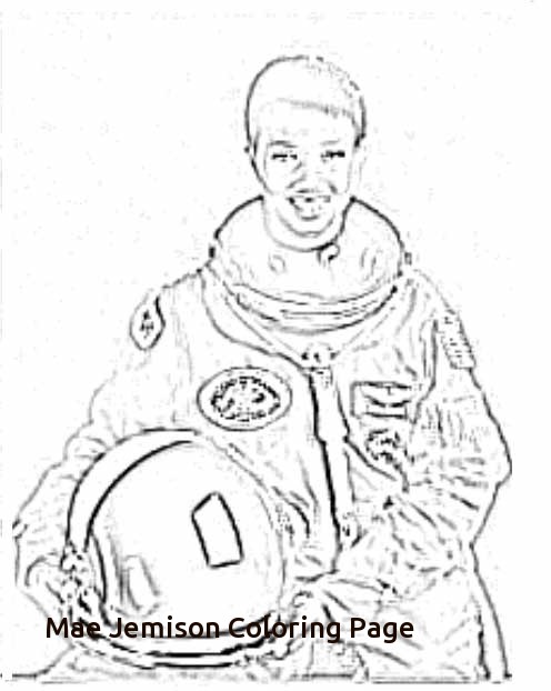 496x622 Mae Jemison Coloring Page Dr Mae C Jemison In Space Coloring Page