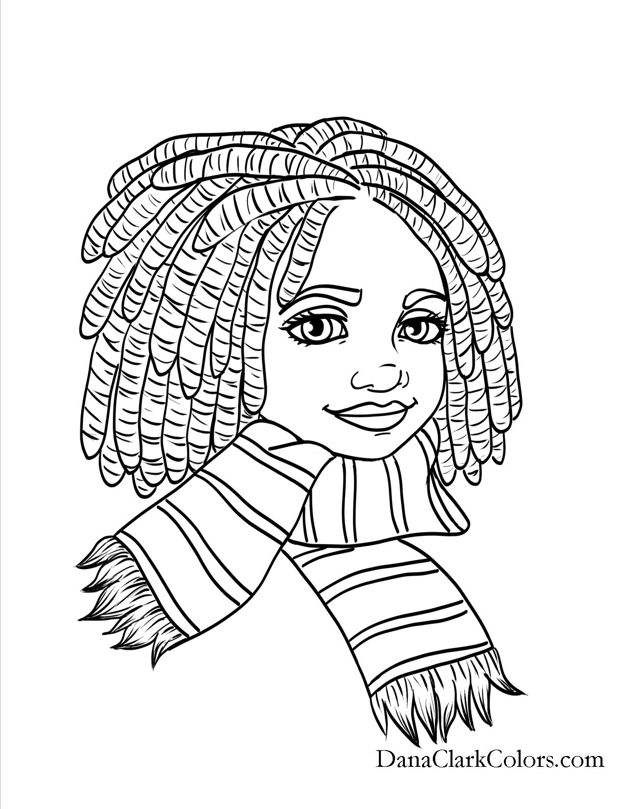 1275x1650 African American Coloring Pages