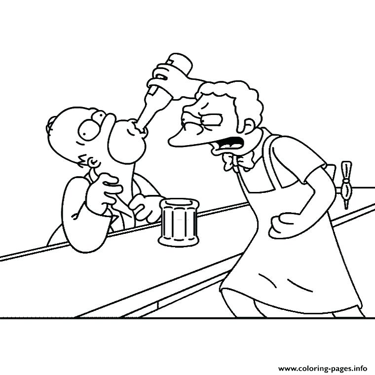 760x760 Coloriage Maggie Simpson