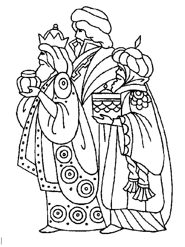 600x800 Christmas The Three Magi Coloring Page 13