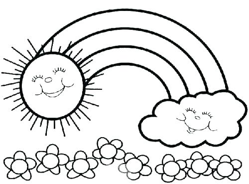 500x369 Rainbow Magic Coloring Pages Free Printable Rainbow Coloring Pages