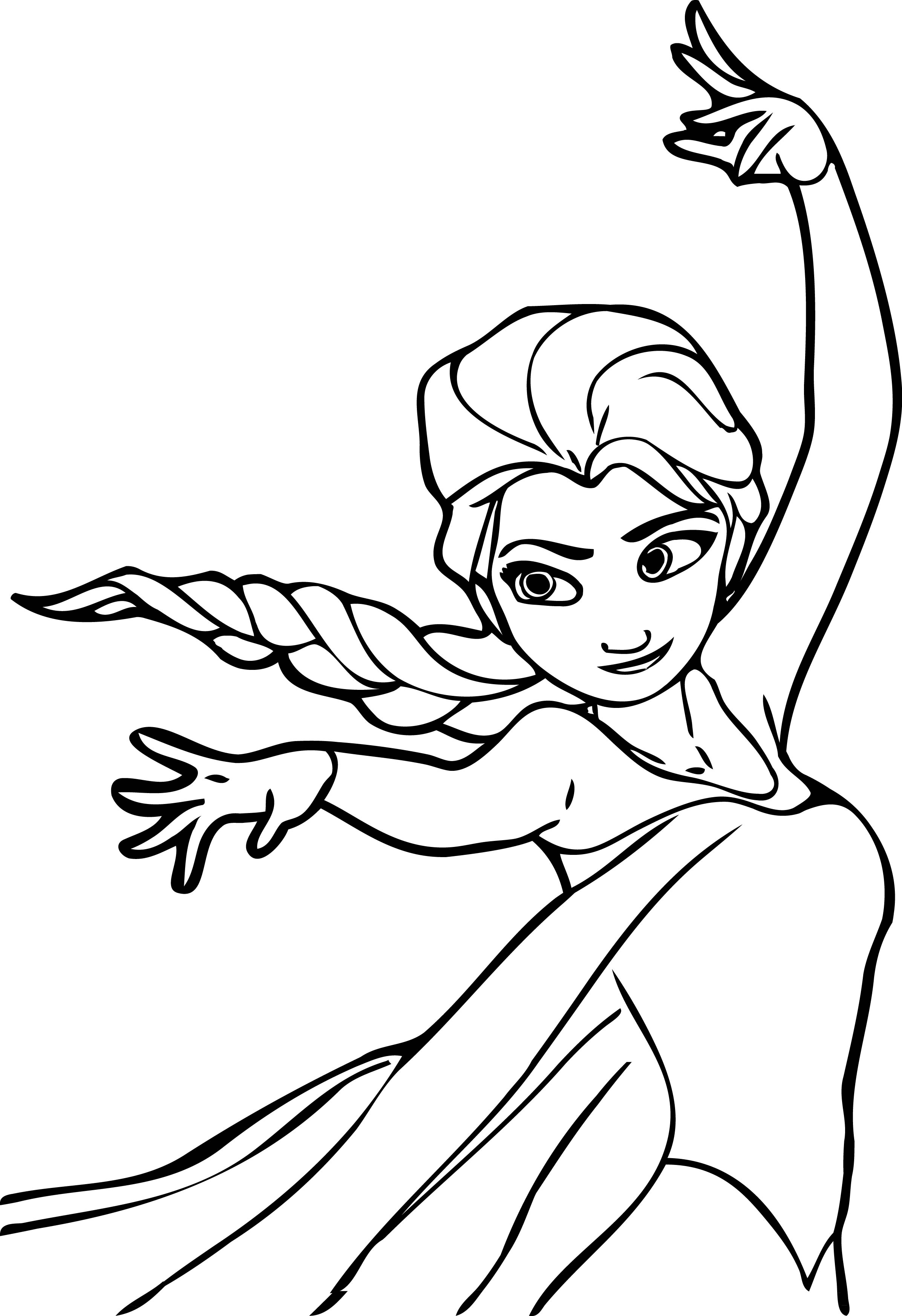 2393x3493 Elsa Magic Coloring Best Elsa Coloring Pages