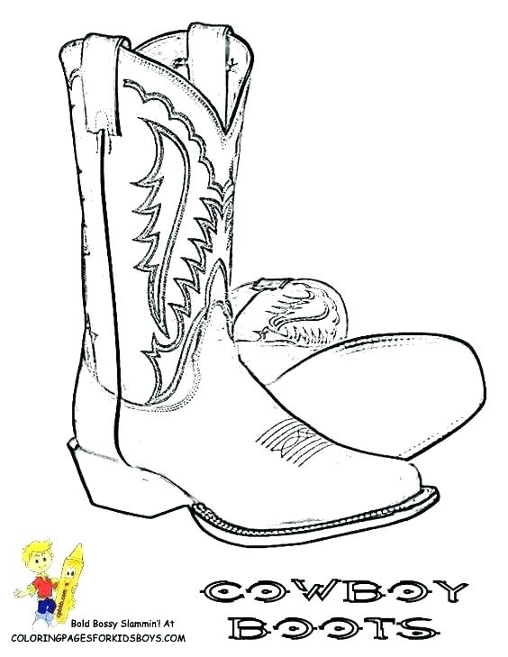 564x729 Boot Coloring Page Cowboy Coloring Page Cowboy Boot Coloring Page