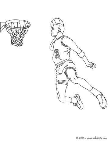 364x470 Basketball Coloring Pages