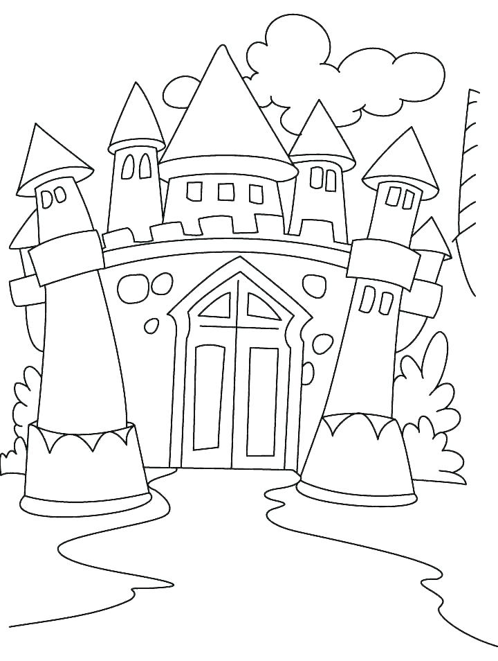 720x954 Disney Castle Coloring Pages Castle Coloring Pages Ideal Snapshot