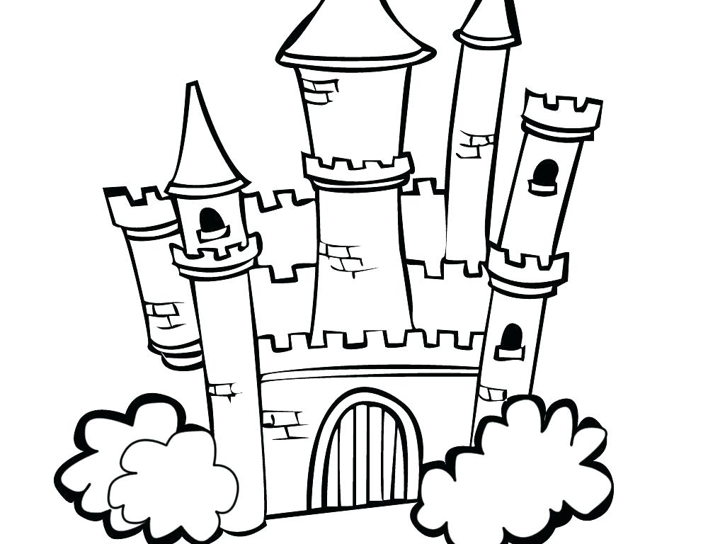 1000x768 Free Printable Disney Castle Coloring Pages Castles Boys Knight