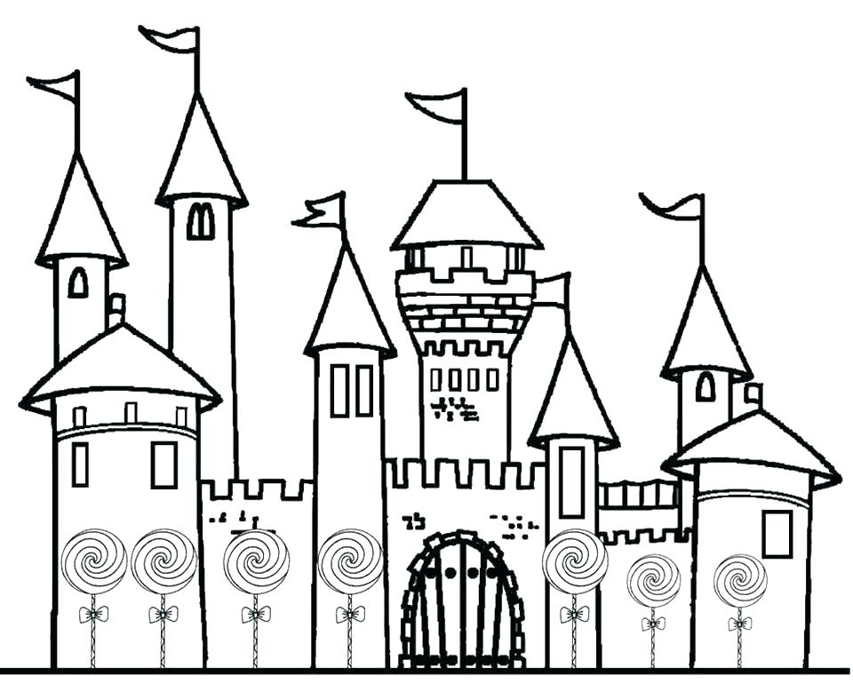 960x778 Cinderella Castle Coloring Pages Castle Coloring Pages Disney