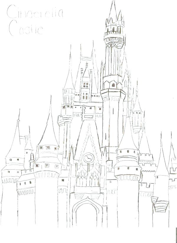 600x825 Disney Castle Coloring Page Magic Kingdom Coloring Page Color Me
