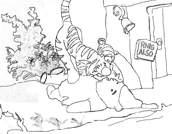 586x456 Disney Coloring Page 004