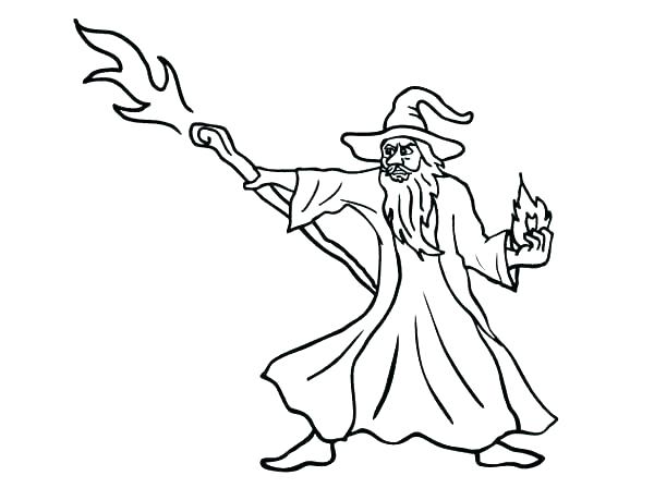 600x448 Magic Coloring Pages Wizard Coloring Pages Wizard Coloring Pages