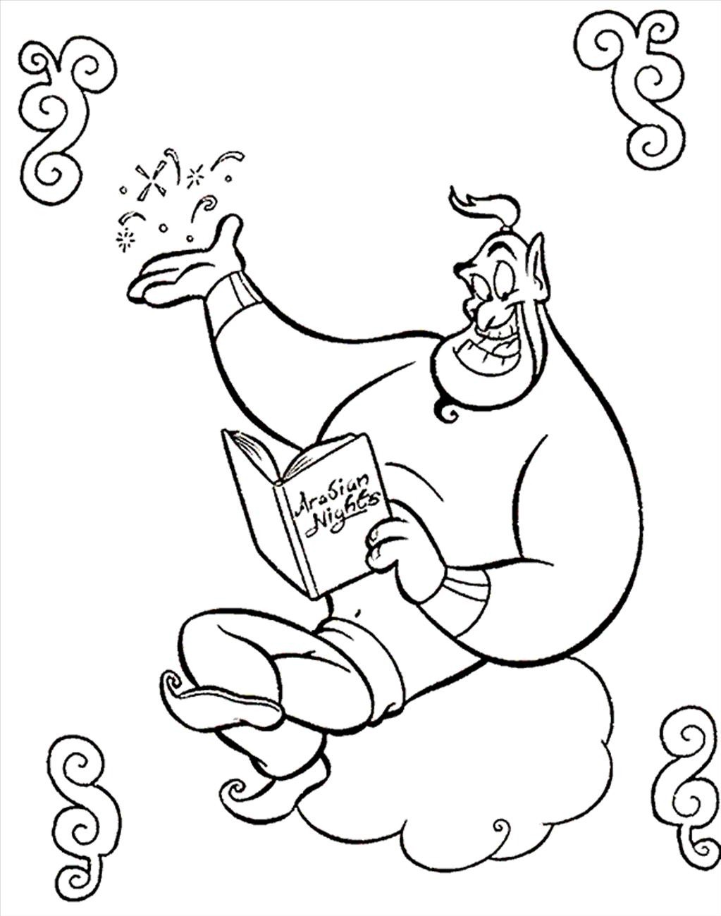 1023x1300 Genie Lamp Clipart Aladdining Page Pencil And In Coloring Pages