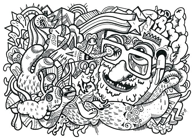 640x464 Trippy Mushroom Coloring Pages Magic Mushrooms Psychedelic