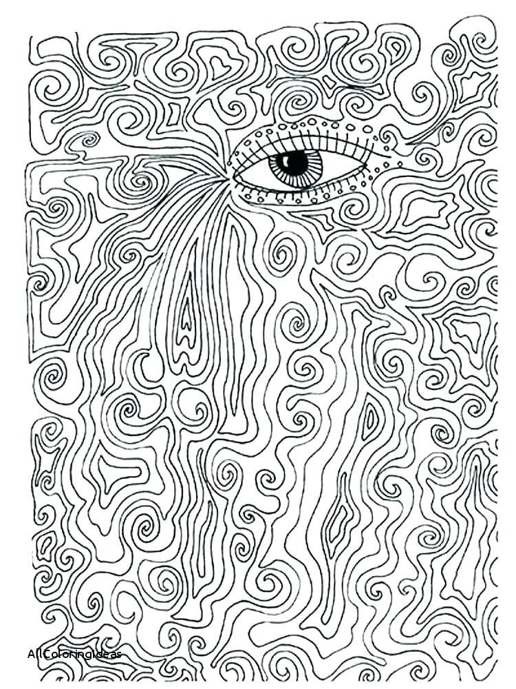 750x1000 Psychedelic Coloring Pages