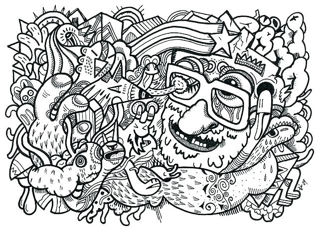 640x464 Mushroom Coloring Page Mushroom Coloring Pages Trend Coloring Page