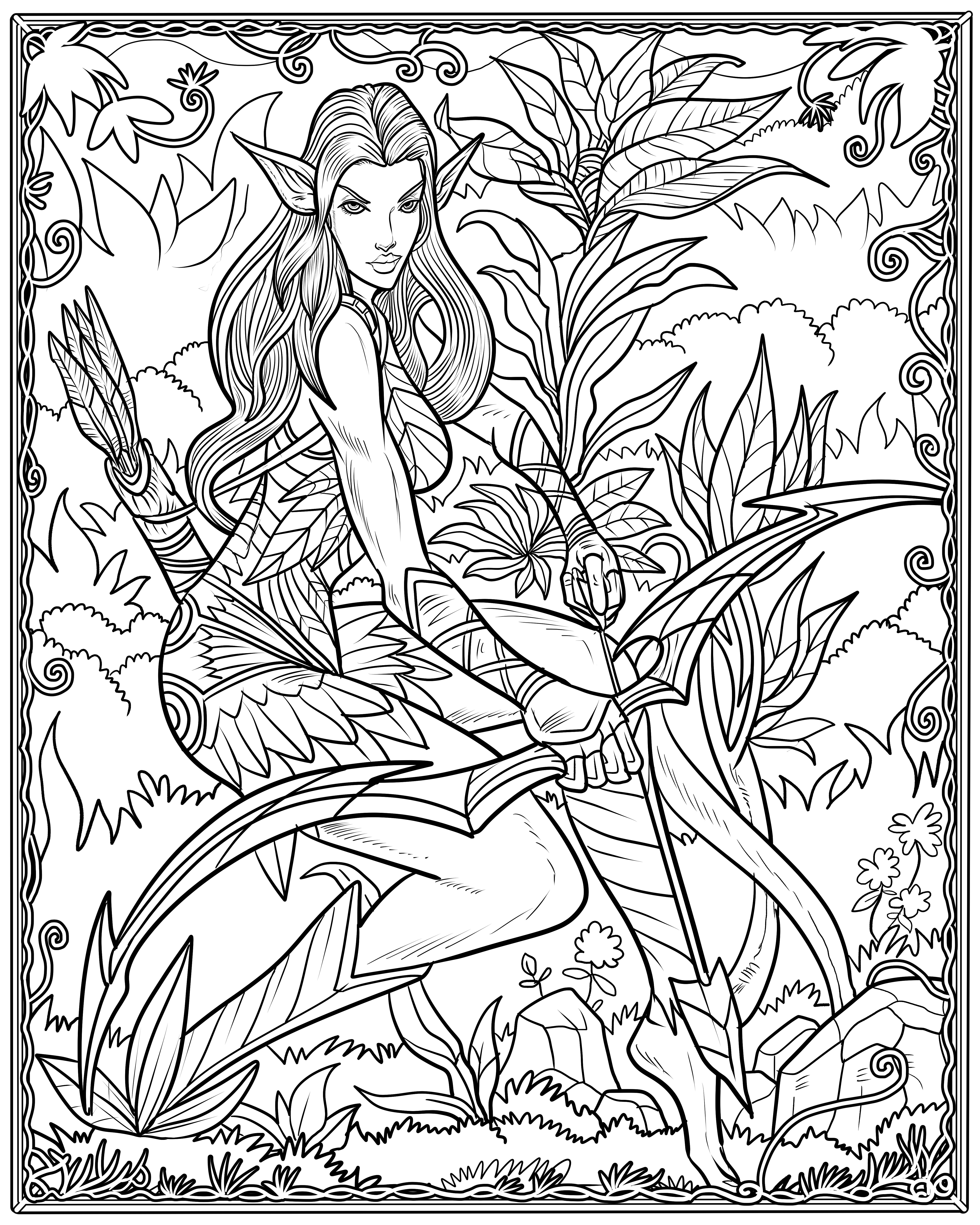 Magical Creatures Coloring Pages