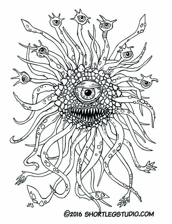 600x782 Monsters Amp Magical Creatures Coloring Book Short Leg Studio