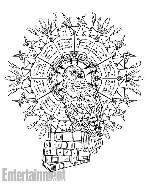 612x771 A Harry Potter Magical Creatures Coloring Book Is On The Way Nerdist