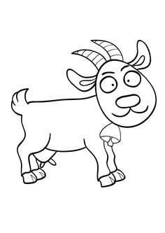 236x333 G Is For Goat Magnet Page Toddlers Goats And Magnets