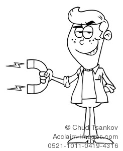 245x300 Magnet Coloring Page Clipart Amp Stock Photography Acclaim Images