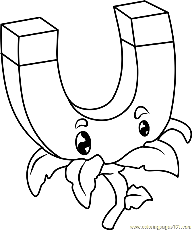 669x800 Gold Magnet Coloring Page