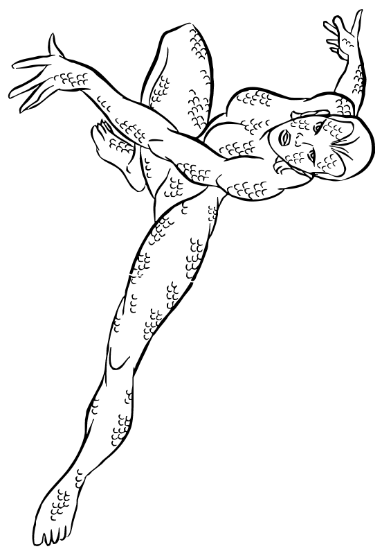 565x792 Mystique Coloring Pages