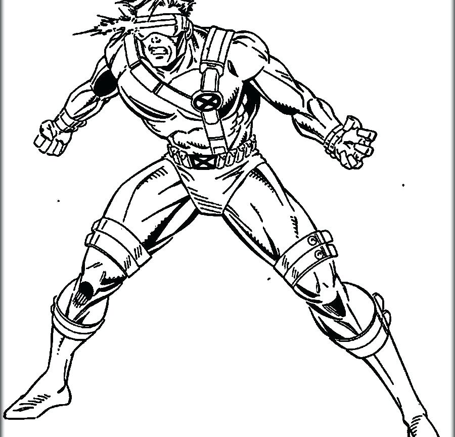 900x864 Xmen Coloring Pages Wolverine Coloring Page Fighting X Men