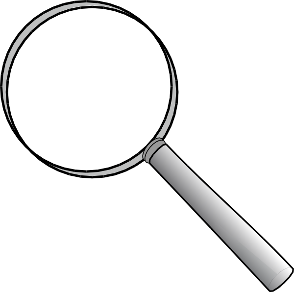 600x596 Magnifying Glass Clip Art