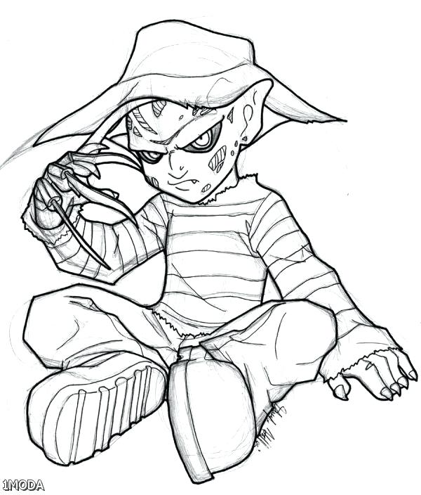 600x704 Freddy Vs Jason Coloring Pages Kids Coloring Magnolia Coloring