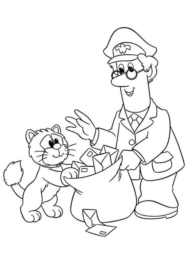 600x840 Mail Coloring Pages