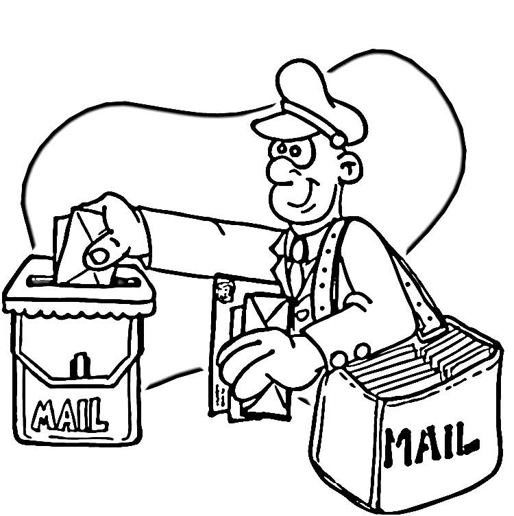 750x752 Mail Truck Coloring Pages Coloring Pages Now Coloring Pages Mail