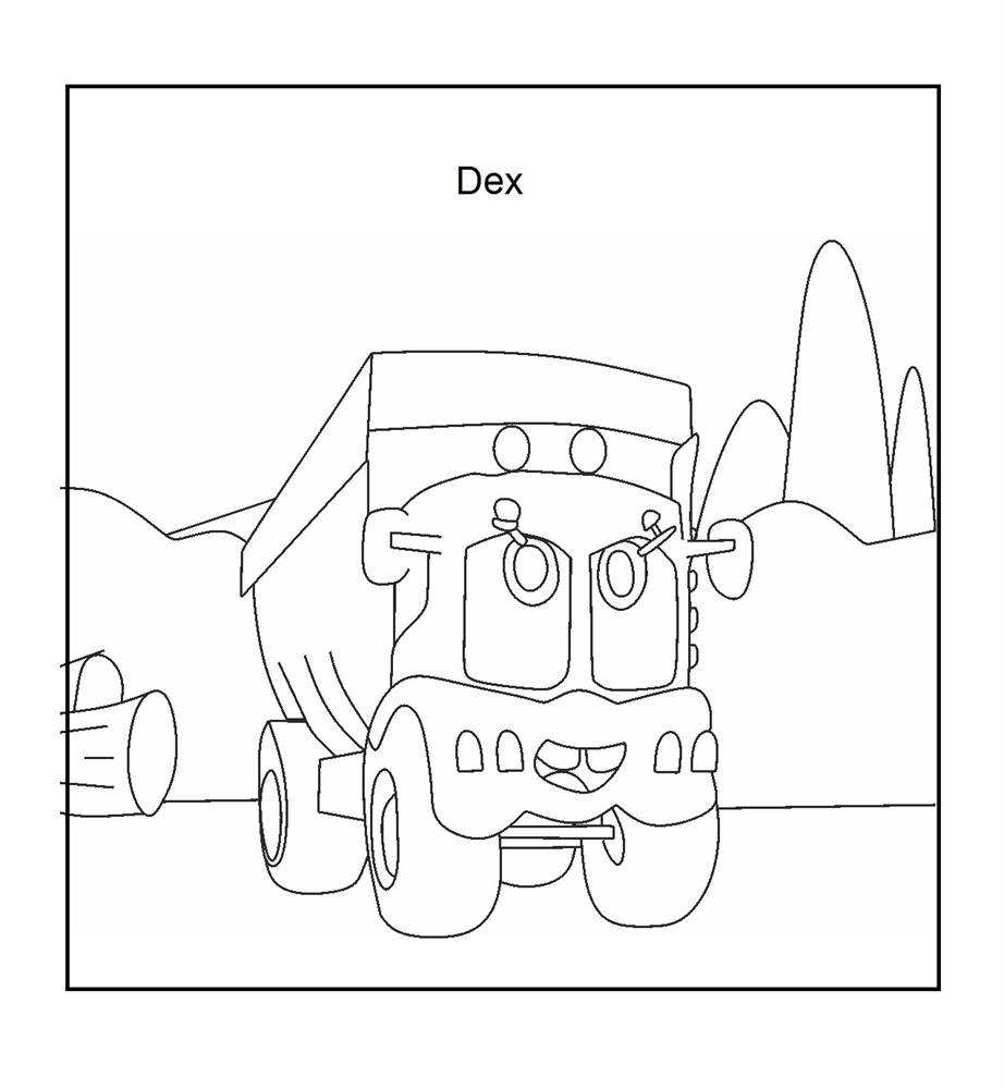 922x1000 Mail Truck Coloring Pages