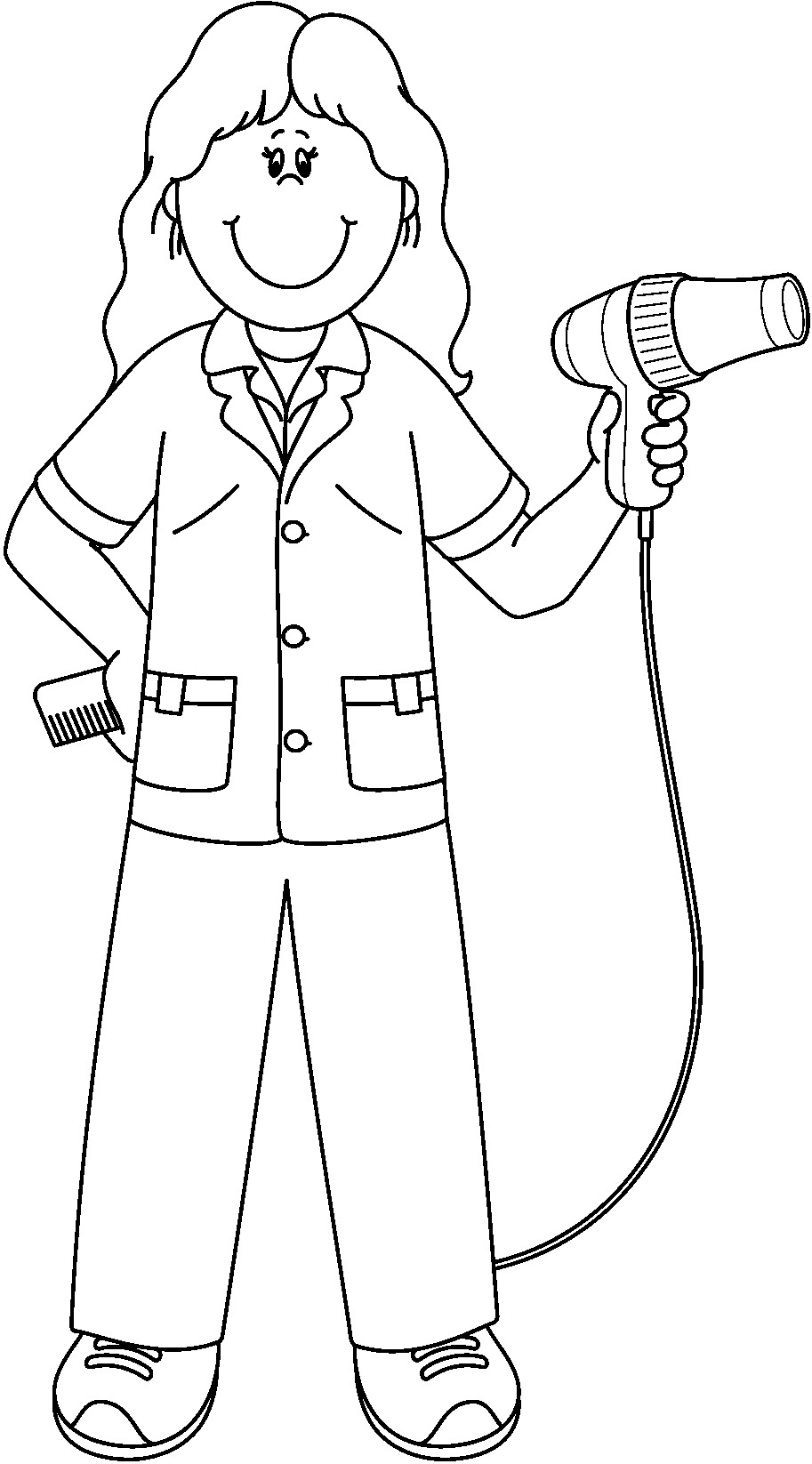 Mailman Coloring Page