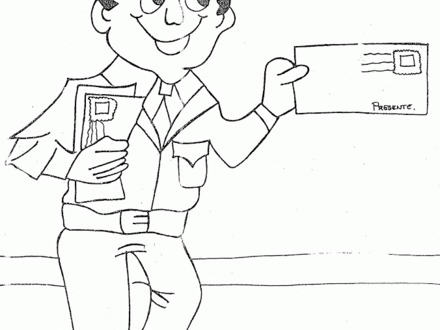 440x330 24 Mail Coloring Pages, Mail Truck Coloring Pages Printable Mail