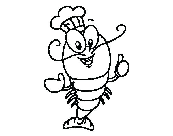 600x470 Lobster Single Coloring Page Coloring Books And Filing Cartoon
