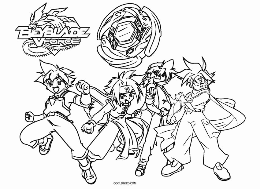 850x619 Majestic Design Beyblade Coloring Pages Free Printable For Kids