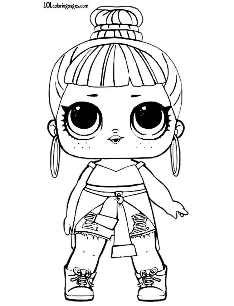 750x980 Honey Bun Coloring Page Lol Surprise Doll Coloring Pages