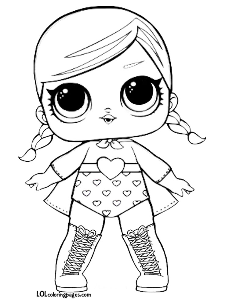 750x980 Super Bb Coloring Page Lol Surprise Doll Coloring Pages