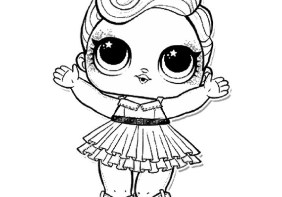 570x400 Color Me Lol Majorette Coloring Page