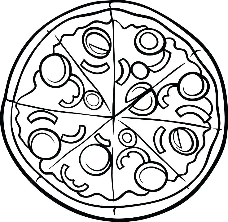 736x716 Coloring Page Pizza Pizza Hut Coloring Pages Make A Pizza Coloring