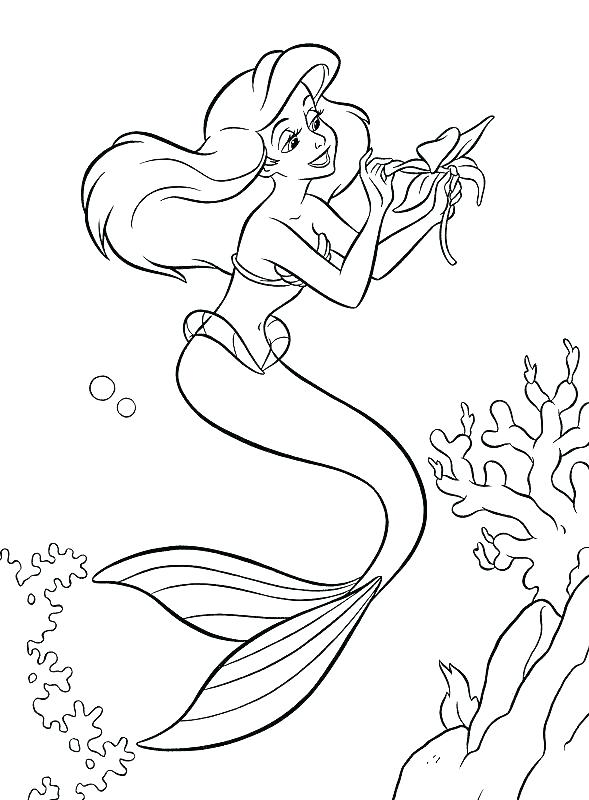 589x800 Mermaid Coloring Pages Online Mermaid Coloring Pages Online Make