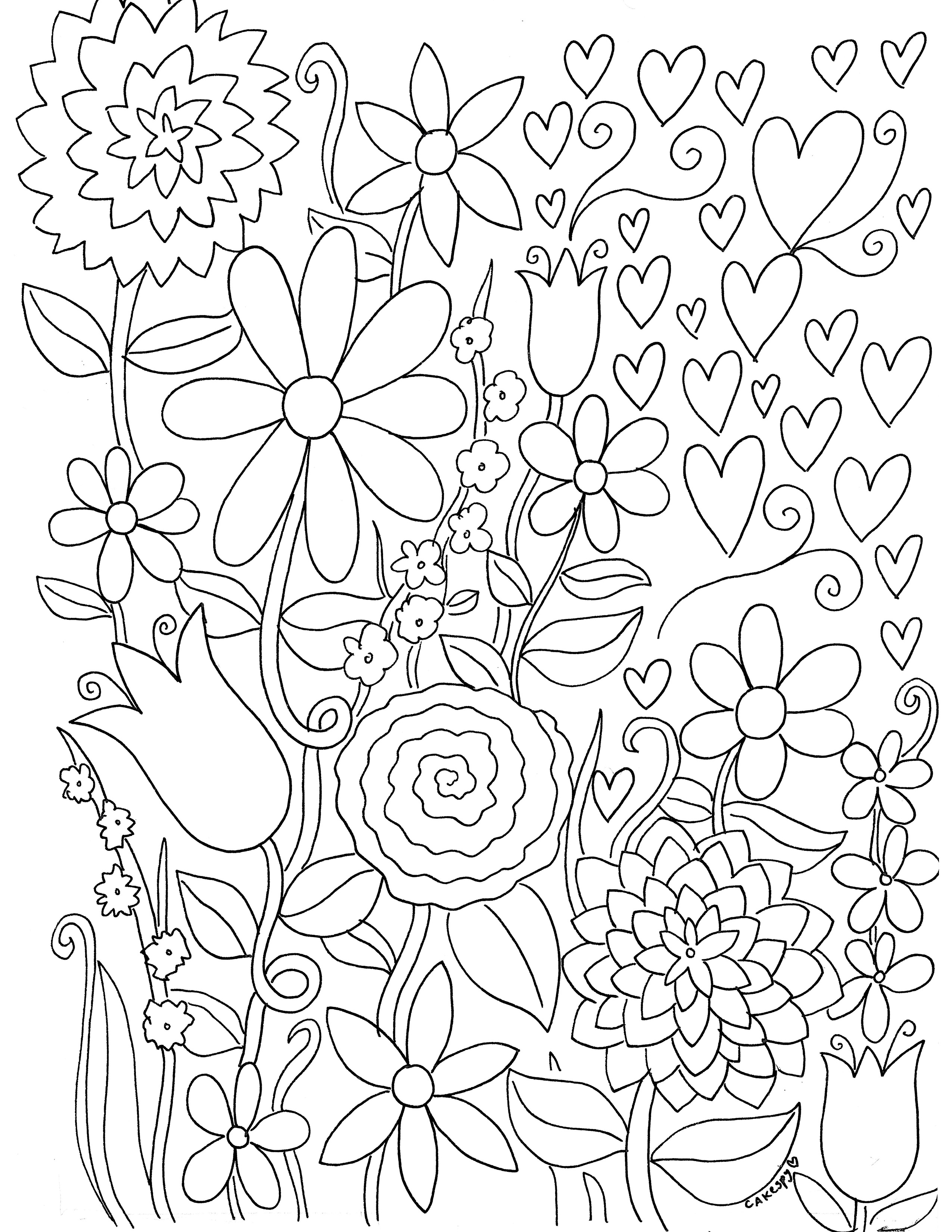 2550x3300 Free Coloring Book Pages For Adults