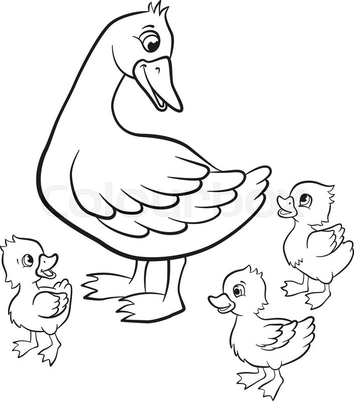 707x800 Little Quack Coloring Pages