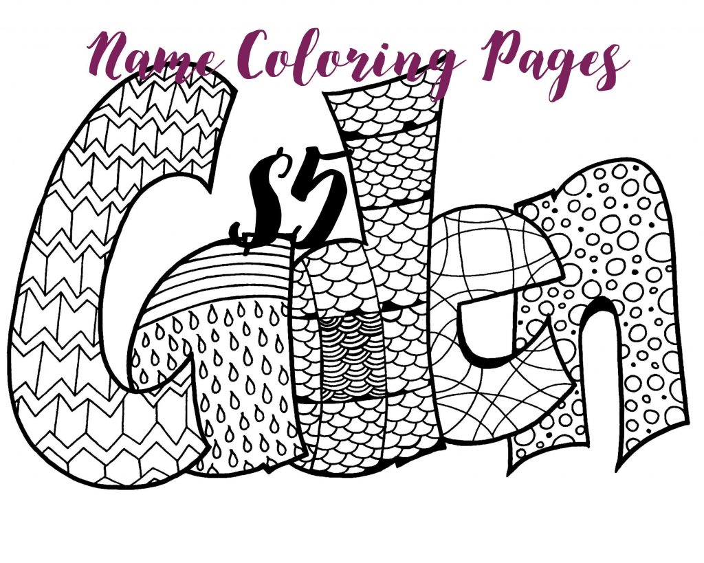 1024x819 Create Your Own Coloring Pages With Your Name