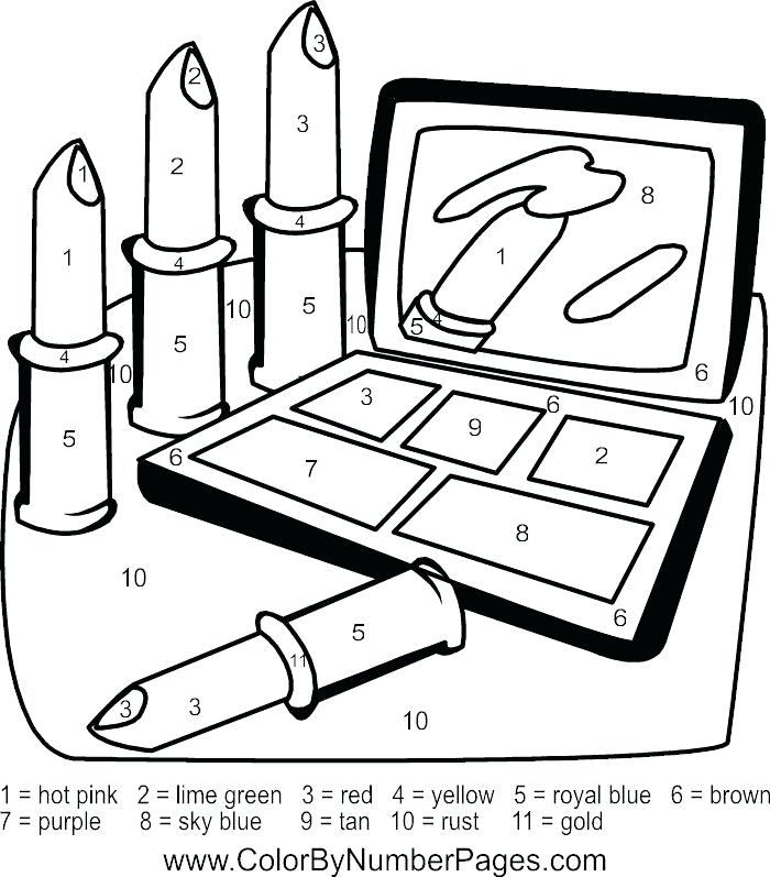 700x797 Makeup Coloring Pages Makeup Coloring Pages Best Club Penguin