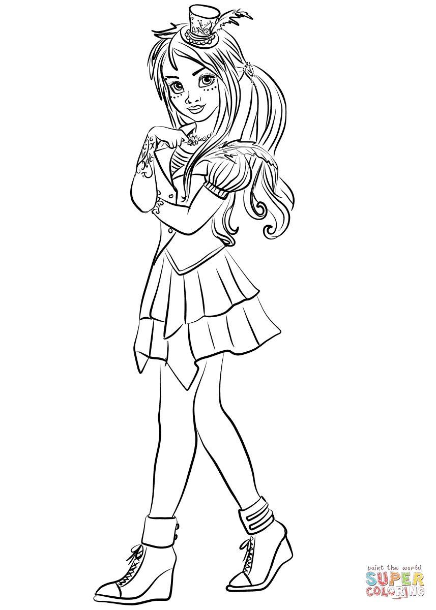 857x1200 Sampler Descendants 2 Coloring Pages Cartoons Ben And Mal For Kids